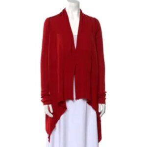 Rick Owens Open Front Cardigan Sweater